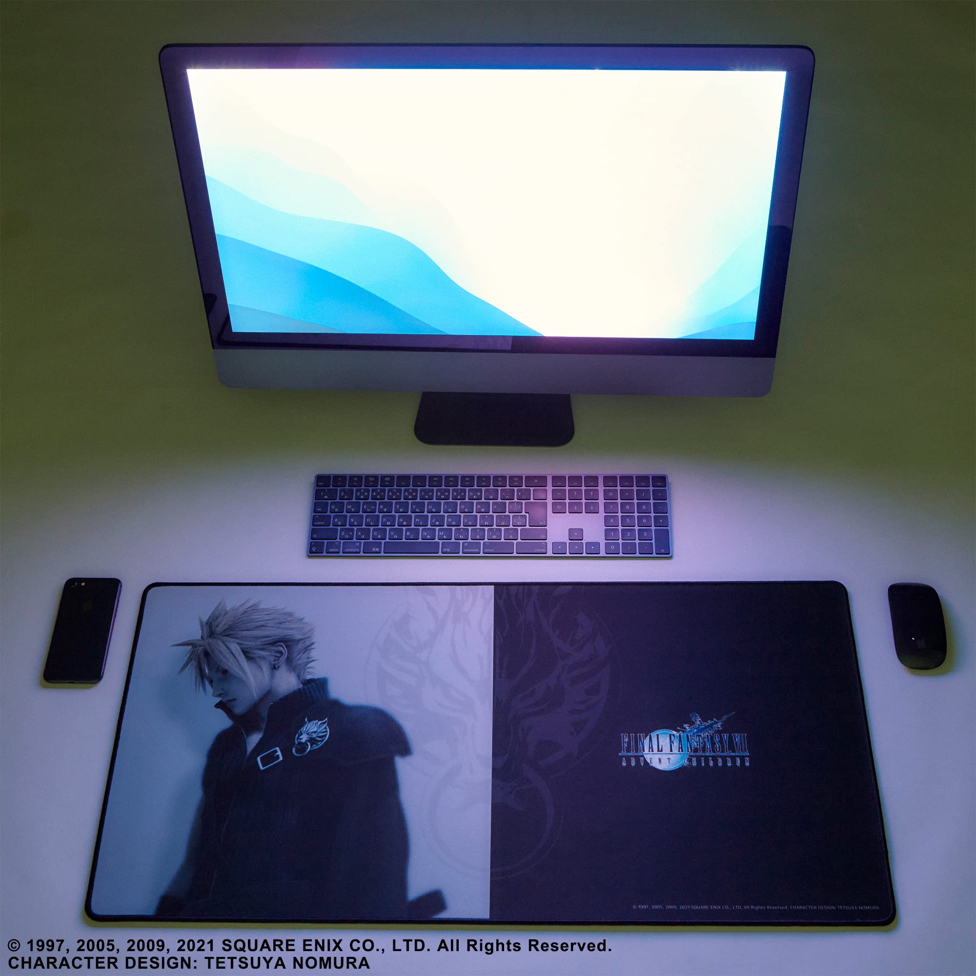 ファイナルファンタジー7クラウド マウスパッド　アドベントチルドレン FF7「クラウド」ゲーミングマウスパッド＆スリーブ FFVII